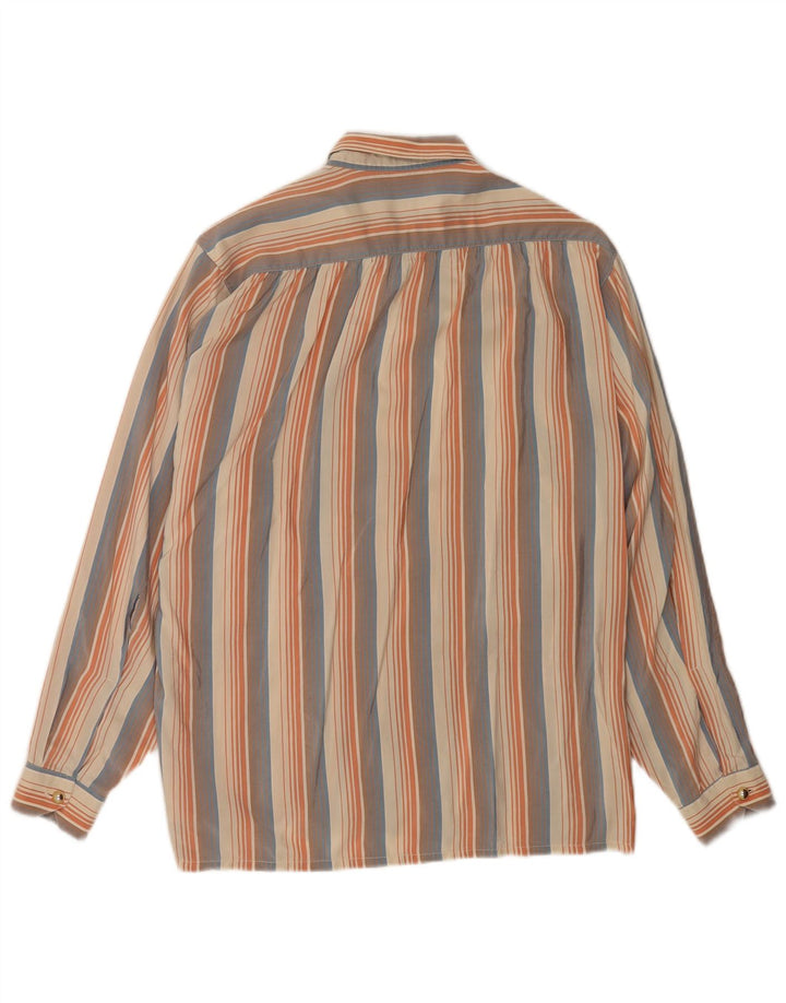 Camicia da donna Angelo Santagostino UK 10 piccola a righe multicolore