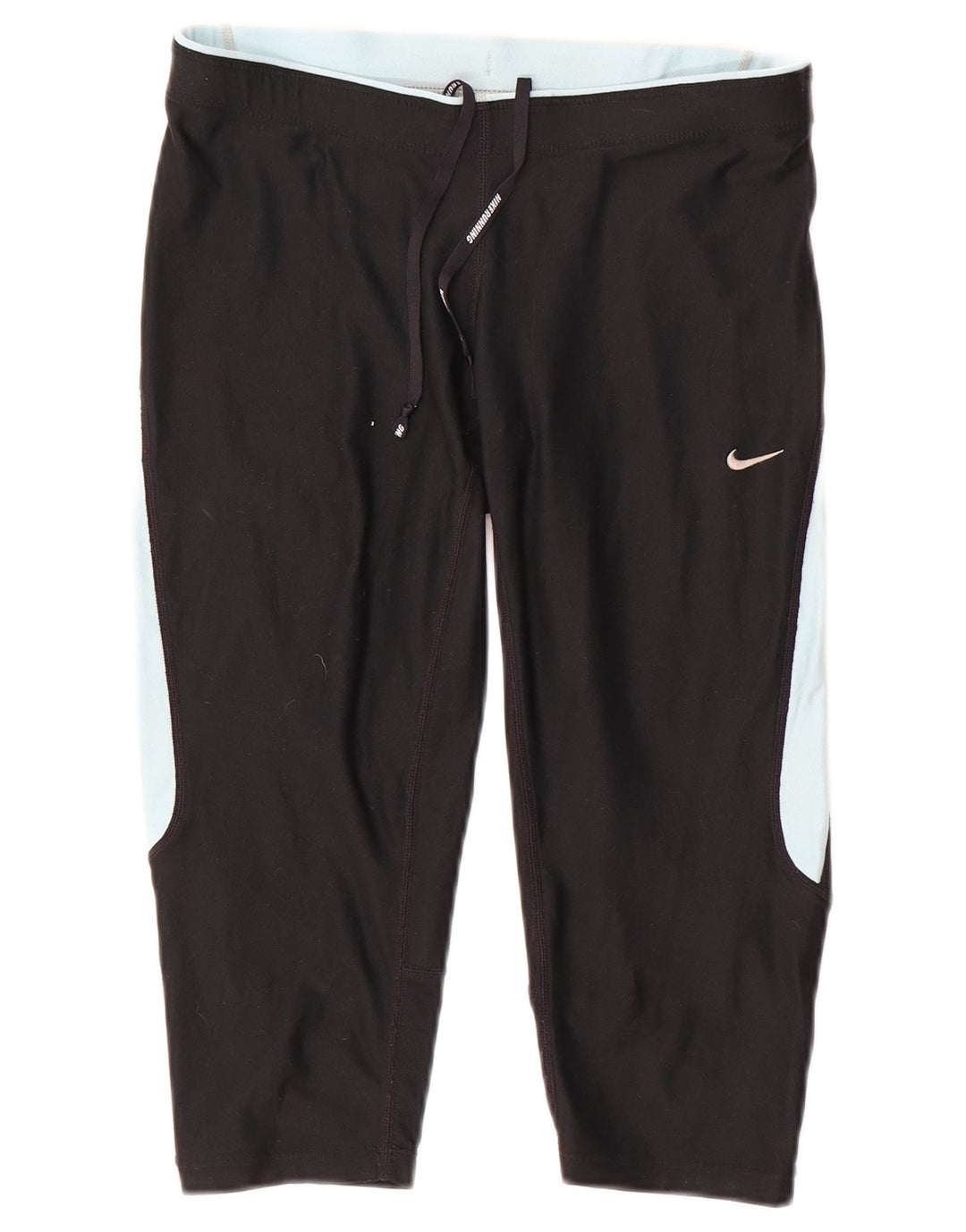 Leggings Capri da donna Nike UK 10 Small Black Colourblock