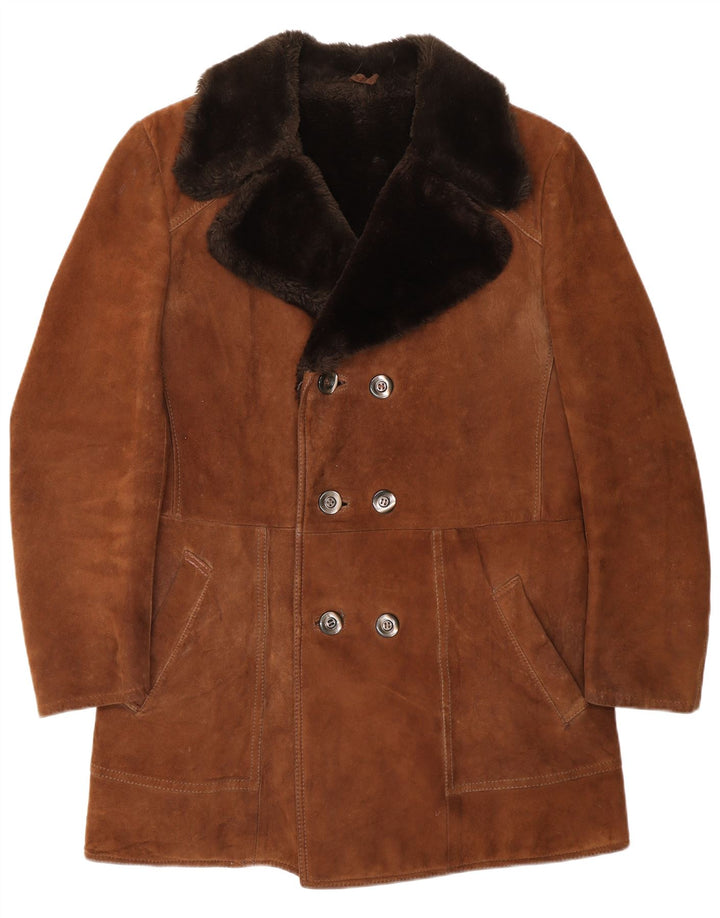 Cappotto in montone da donna Ruffo IT 50 XL Marrone