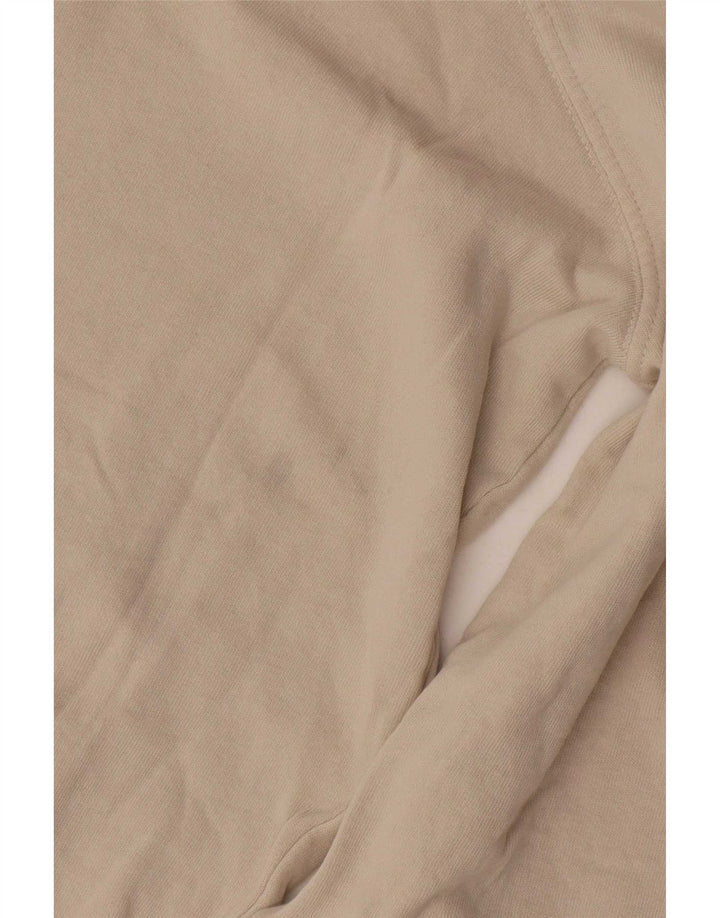 Felpa oversize grafica da donna Zara UK 10 piccola Beige