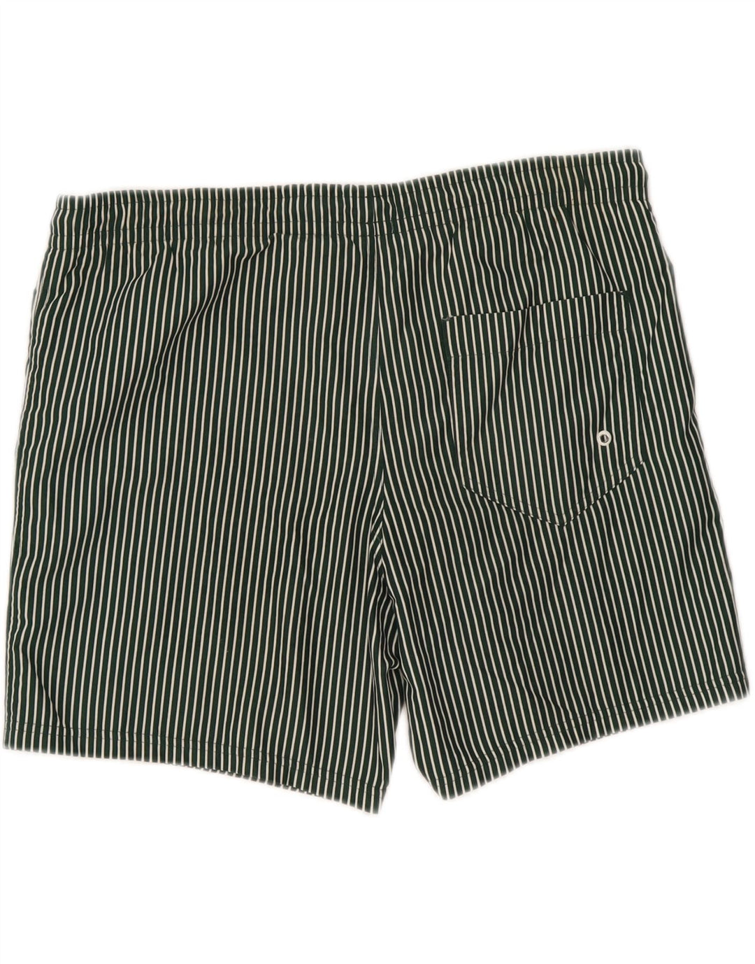 Pantaloncini da bagno da uomo Benetton a righe grandi verdi