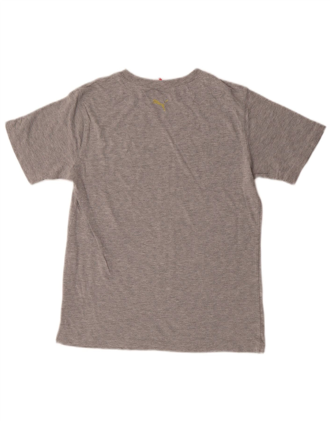 Maglietta grafica da ragazzo Puma 9-10 anni in cotone grigio medio