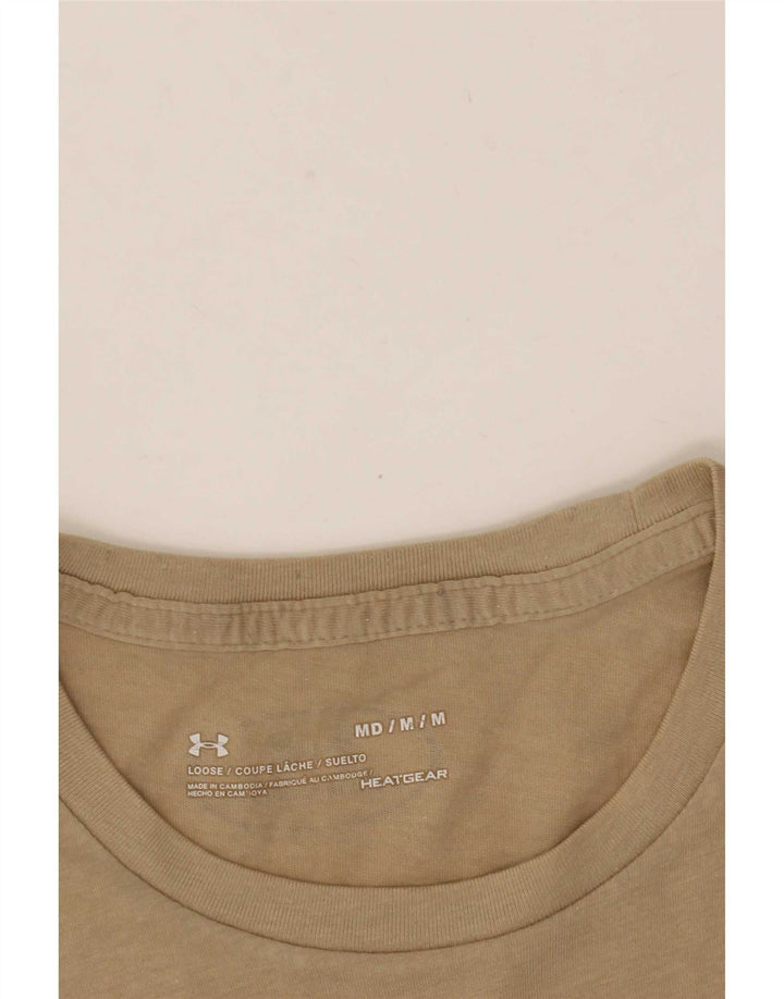 Maglietta Under Armour da uomo Heat Gear, media, kaki