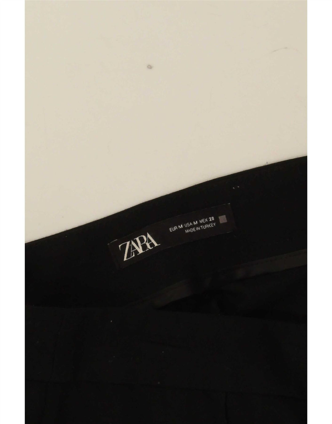 Pantaloni casual affusolati da donna Zara medi W28 L27 neri