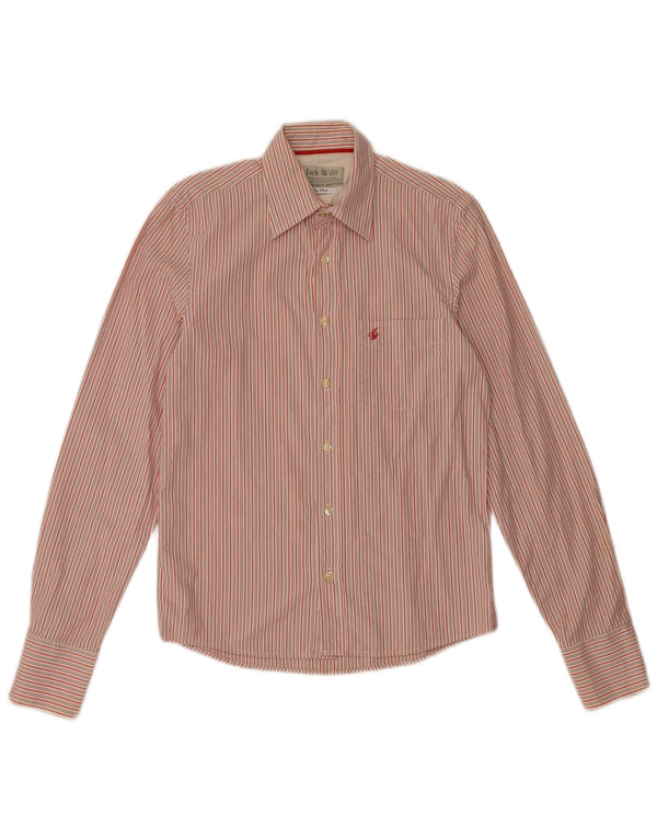 Camicia da uomo Jack Wills piccola in cotone a righe rosse