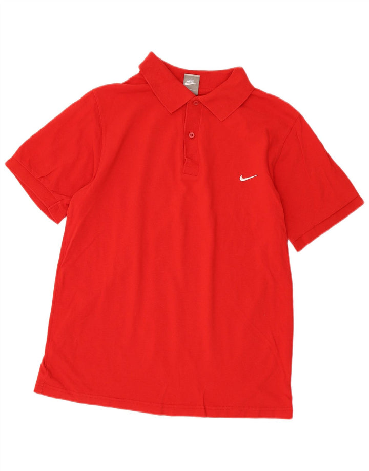 Polo Nike Uomo UK 42/44 Large Rossa