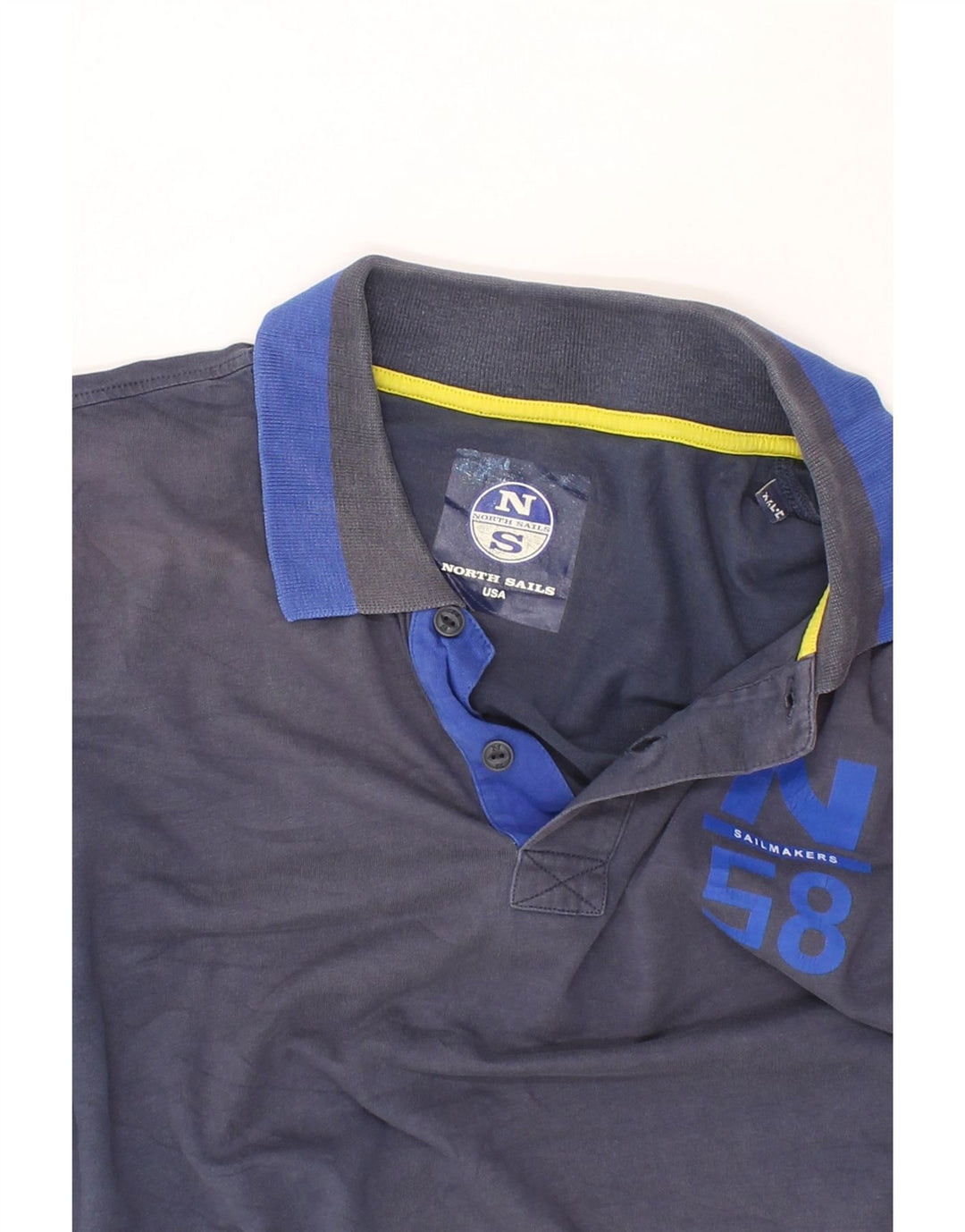 Polo da uomo NORTH SAILS Sailmakers 2XL in cotone blu navy