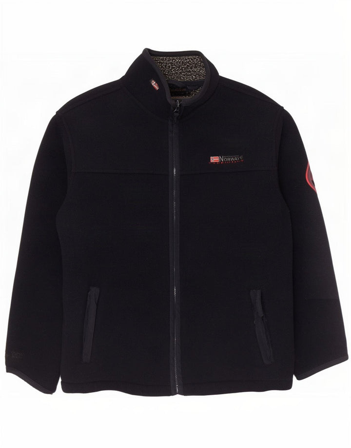 Giacca in pile da uomo Geographical Norvegia UK 41 Large in poliestere blu navy