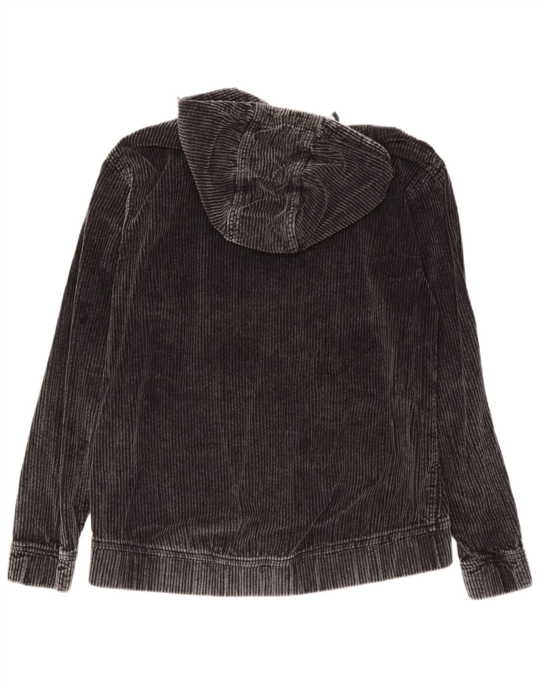 Maglione con cappuccio da uomo Zara in cotone grigio medio
