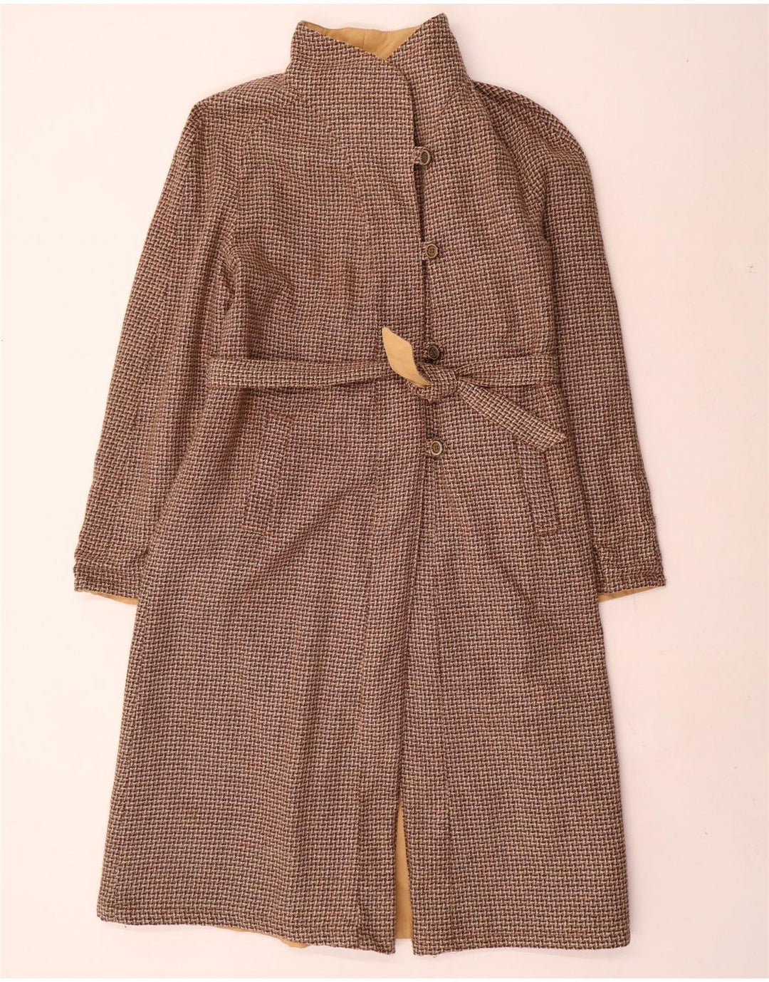 Soprabito reversibile vintage da donna IT 42 Beige medio