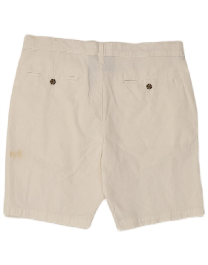 Pantaloncini chino da uomo Marks & Spencer W34 grandi in cotone bianco