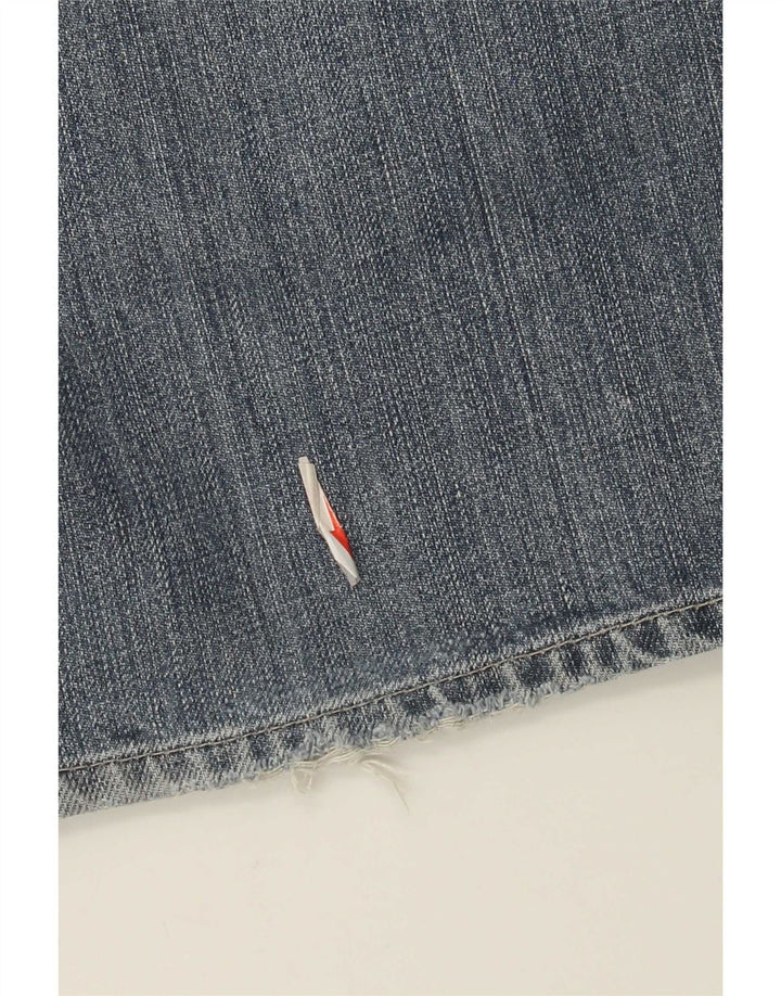 Tommy Hilfiger Donna Manhattan Bootcut Jeans W34 L31 Cotone Blu
