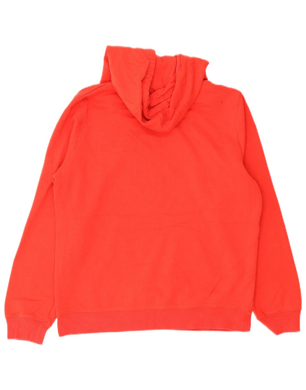 Felpa con cappuccio grafica da donna Champion UK 18 XL in cotone rosso