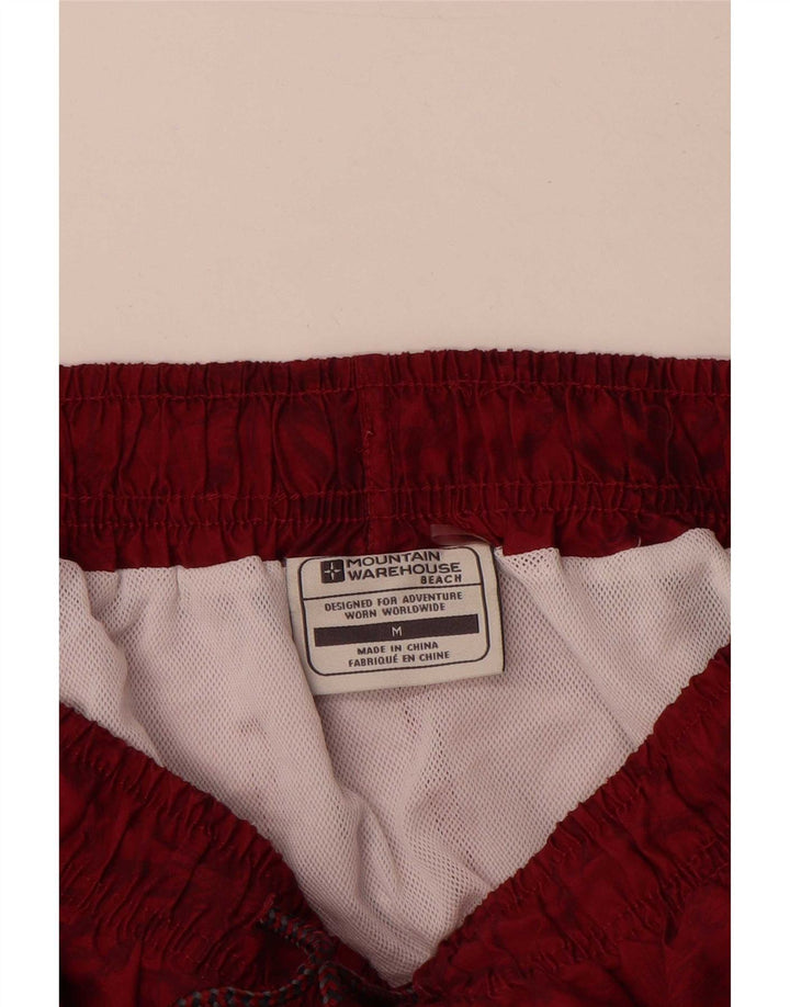 Pantaloncini da bagno da uomo Mountain Warehouse Poliestere floreale rosso medio