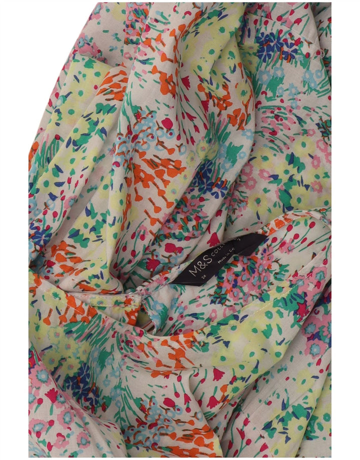 Abito basic da donna Marks & Spencer UK 24 4XL floreale multicolore