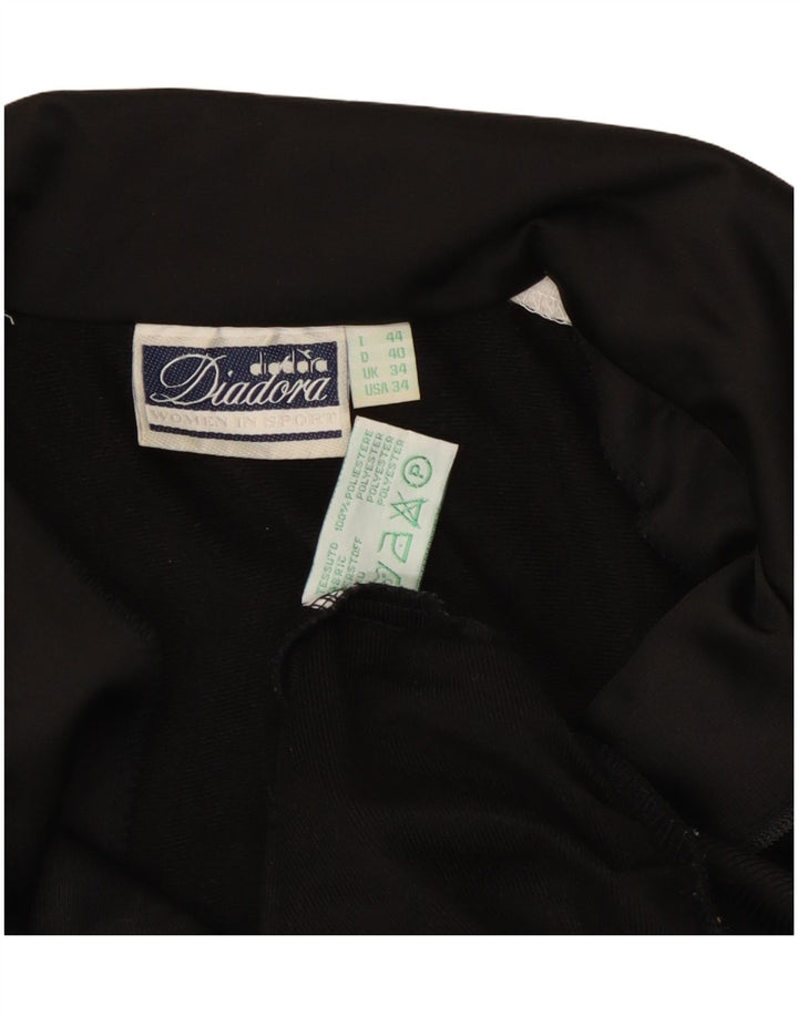 Giacca da tuta grafica da uomo Diadora UK 34 XS poliestere nero