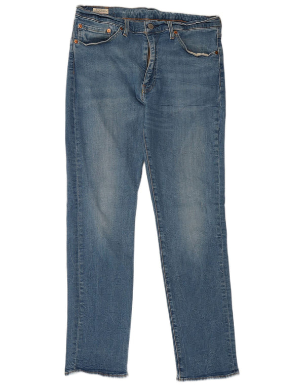 Levi's Uomo 511 Slim Jeans W36 L32 Cotone Blu