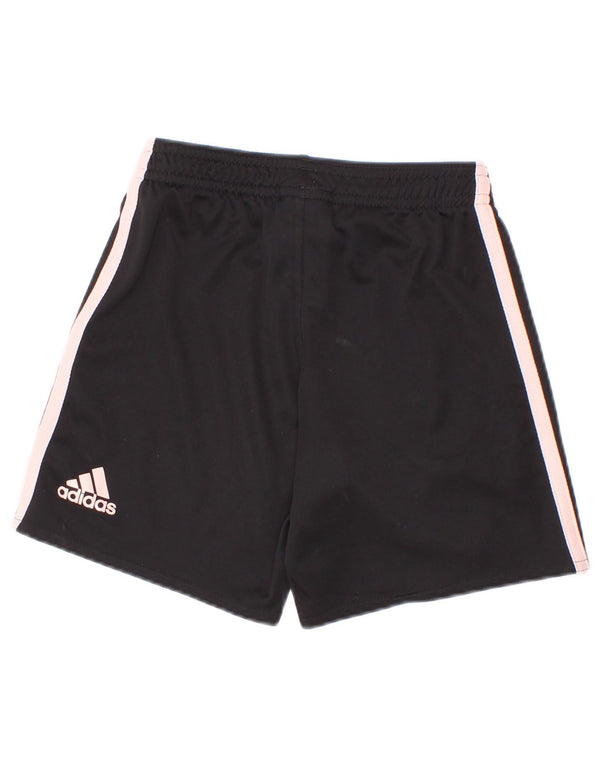 Pantaloncini sportivi Adidas da ragazzo Manchester United 4-5 anni in poliestere nero