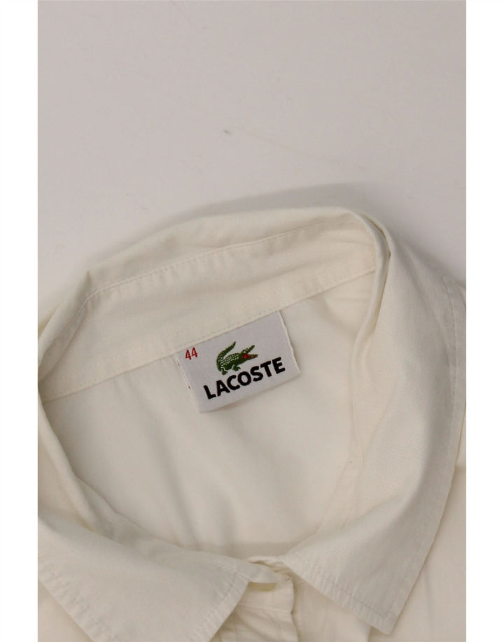 Camicia da donna Lacoste taglia 44 grande bianca