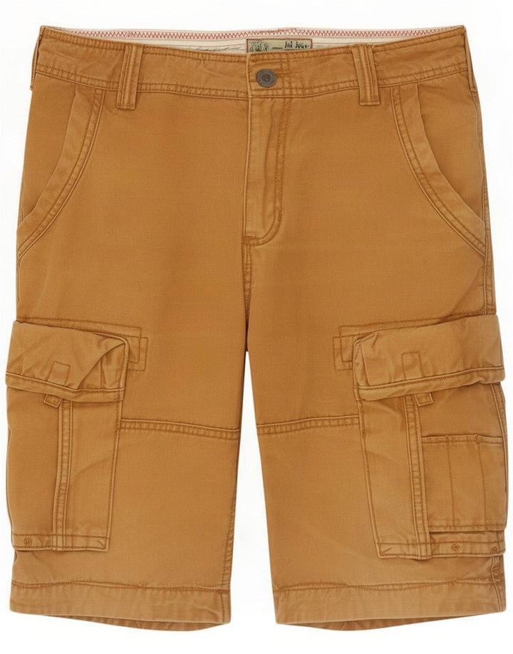 Pantaloncini cargo da uomo Fat Face medi W32 Cotone beige