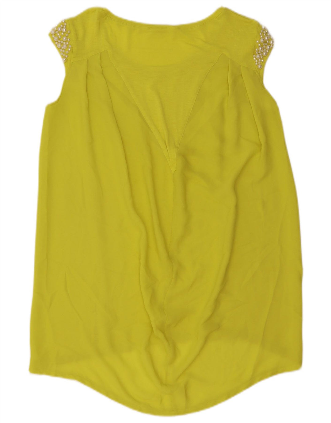 Abito tunica senza maniche da donna Guess UK 14 giallo medio