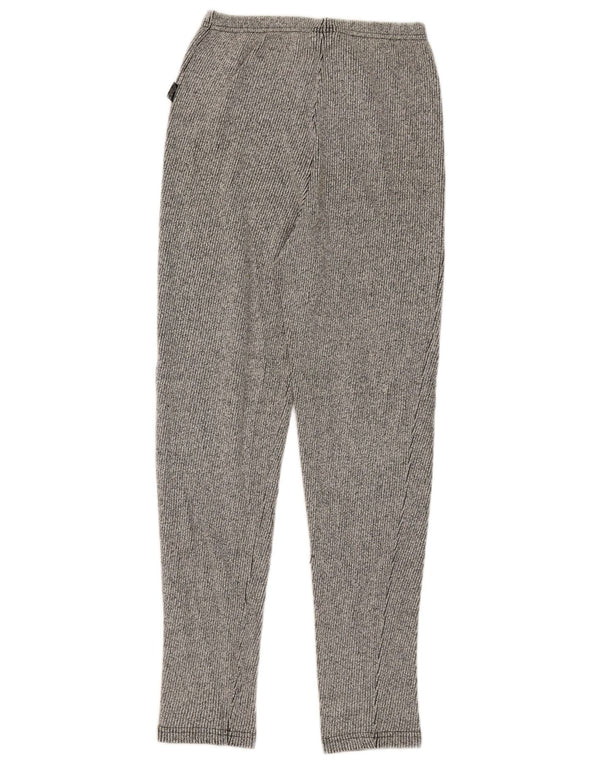 Leggings Asics Donna UK 14 Grande Gessato Grigio