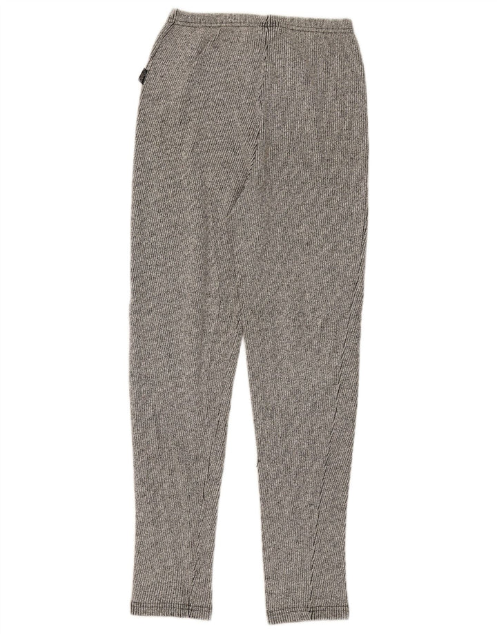 Leggings Asics Donna UK 14 Grande Gessato Grigio