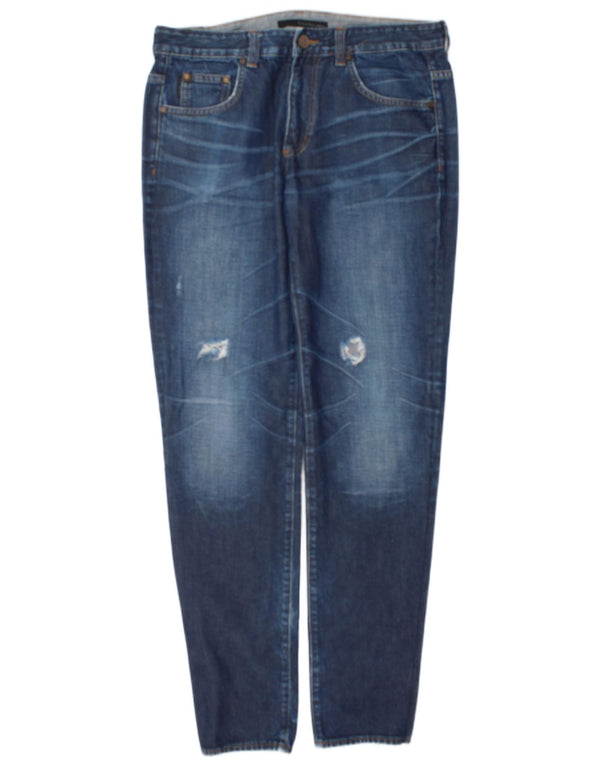 Calvin Klein Jeans slim regolari da uomo invecchiati W32 L34 cotone blu