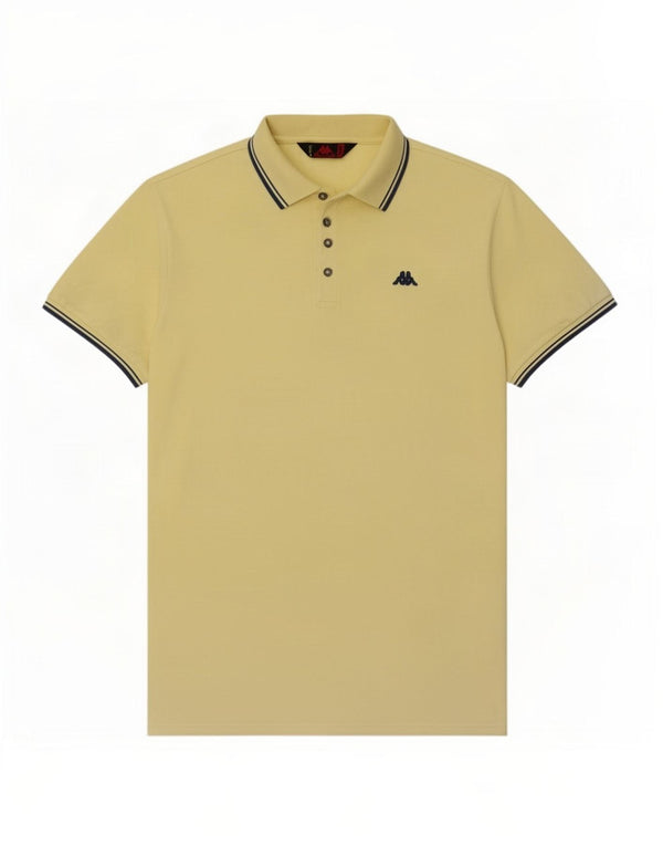 Polo Kappa Uomo 2XL Cotone Giallo