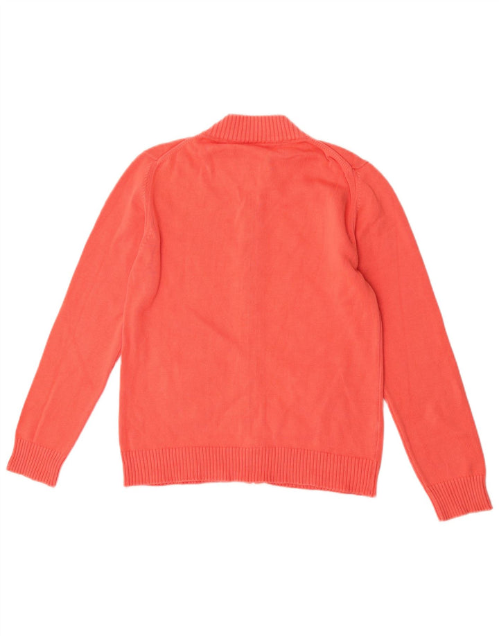 Maglione cardigan da donna Lacoste taglia 40 cotone arancione medio
