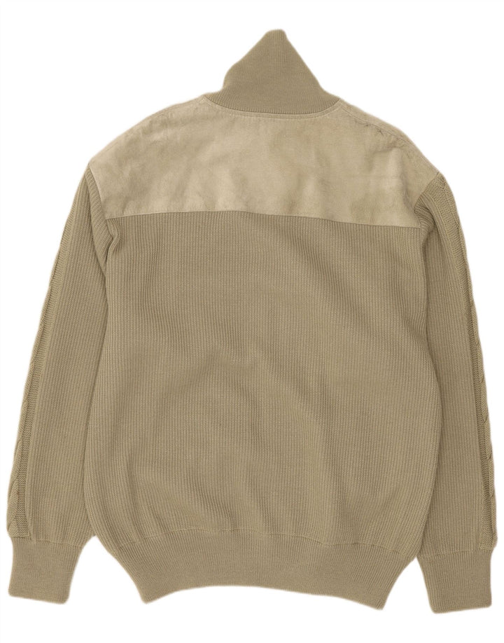 Maglione cardigan da uomo Halfon grande kaki