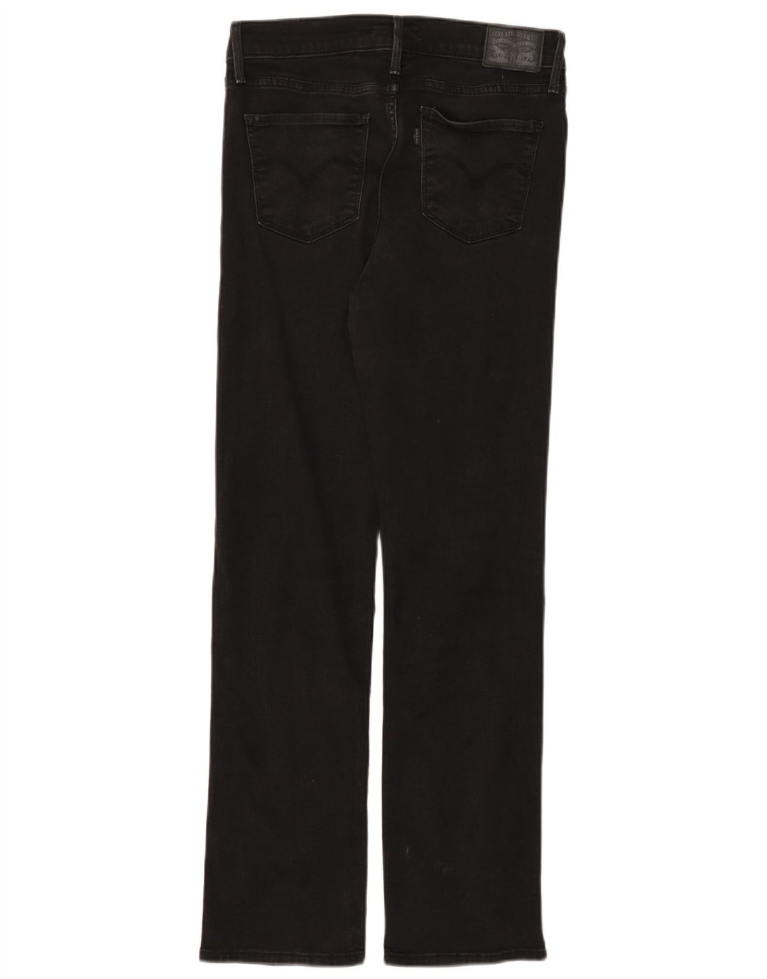 Jeans dritti modellanti 314 da donna Levi's W29 L30 cotone nero