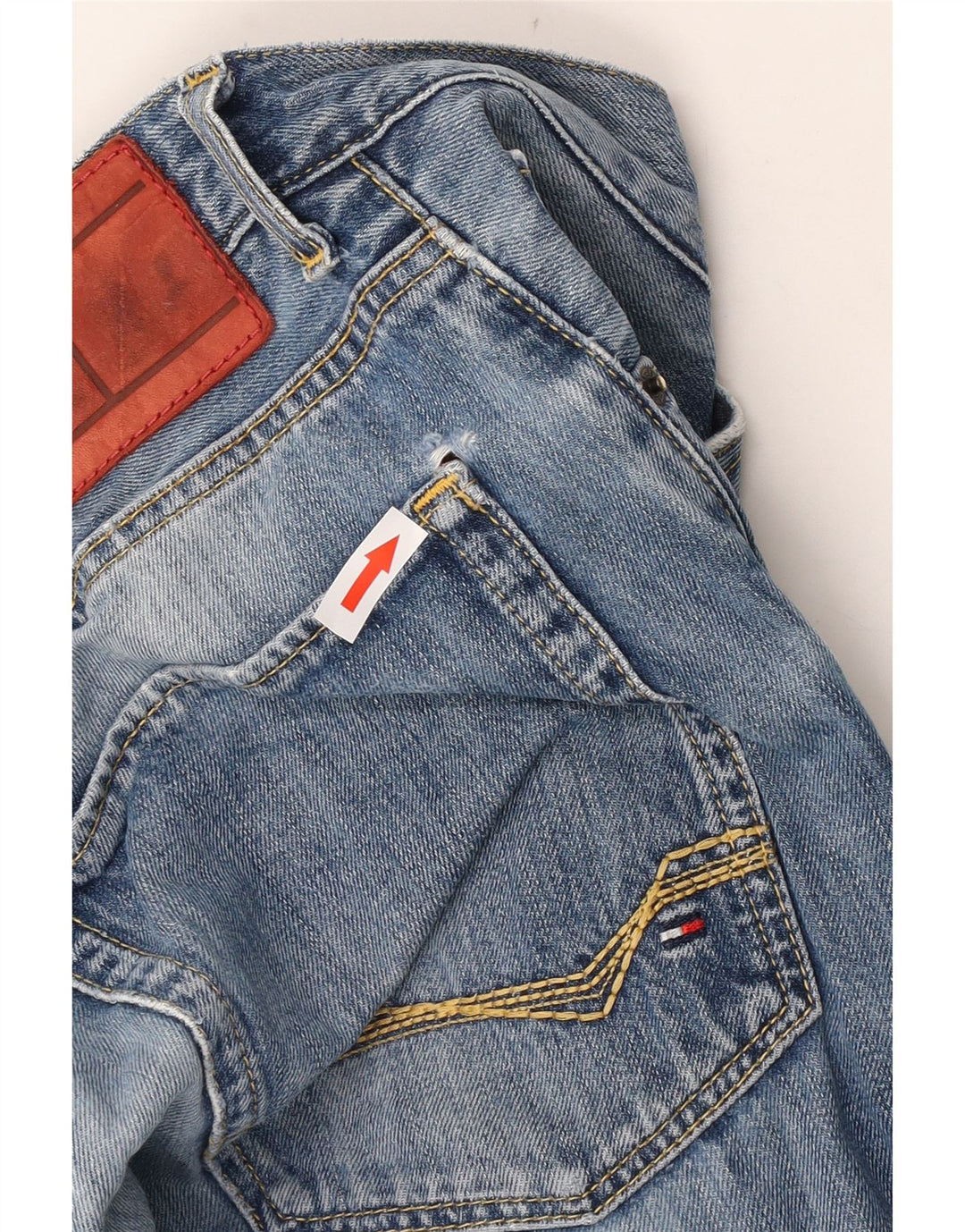 Jeans dritti da uomo Tommy Hilfiger W33 L32 Blu