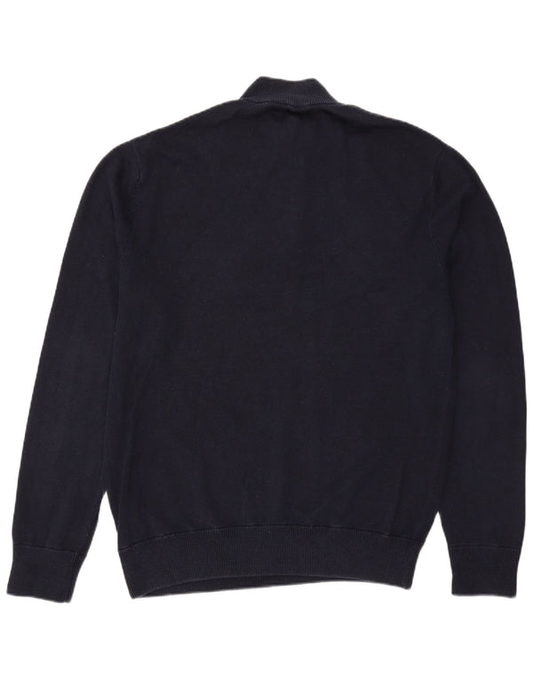 Maglione maglione con zip da uomo Jack Wills XL in cotone blu navy