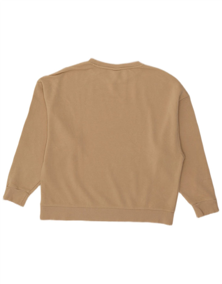 Felpa grafica da donna Puma Jumper UK 16 Large Beige Colourblock