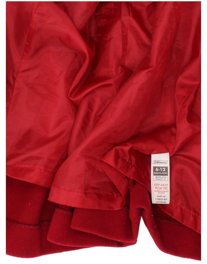 ST. Cappotto BERNARD per neonata 6-9 Mesi Bordeaux Lana