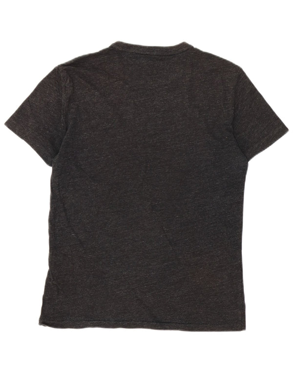 POLO RALPH LAUREN T-shirt da uomo slim fit personalizzata Top piccola grigia chiazzata