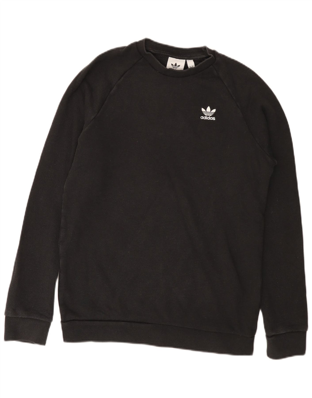 Felpa Adidas Uomo Maglione Piccolo Cotone Nero