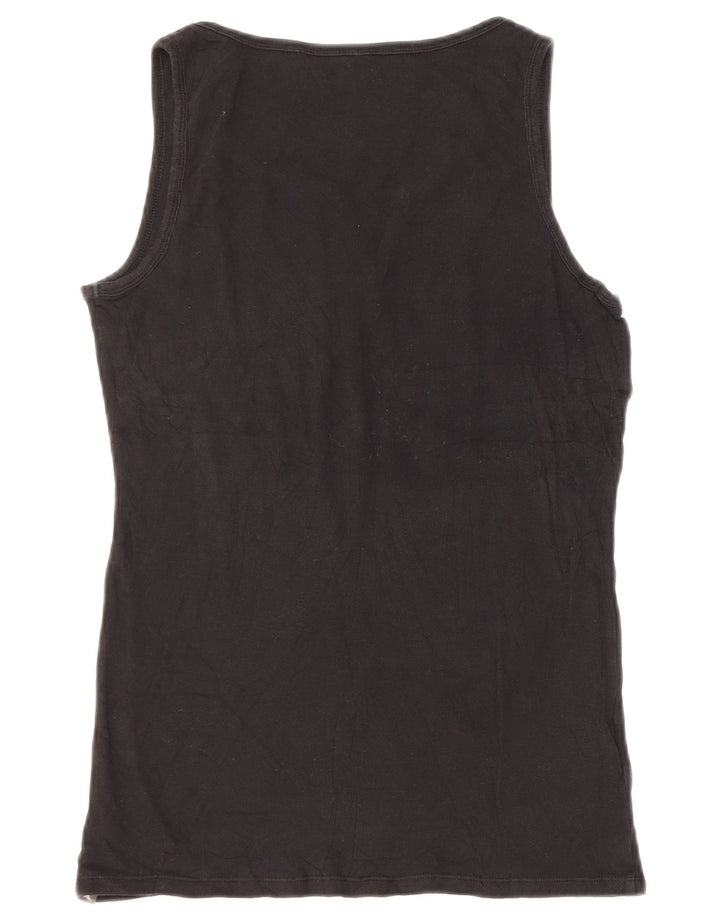 Canotta da donna Eddie Bauer UK 12 cotone nero medio