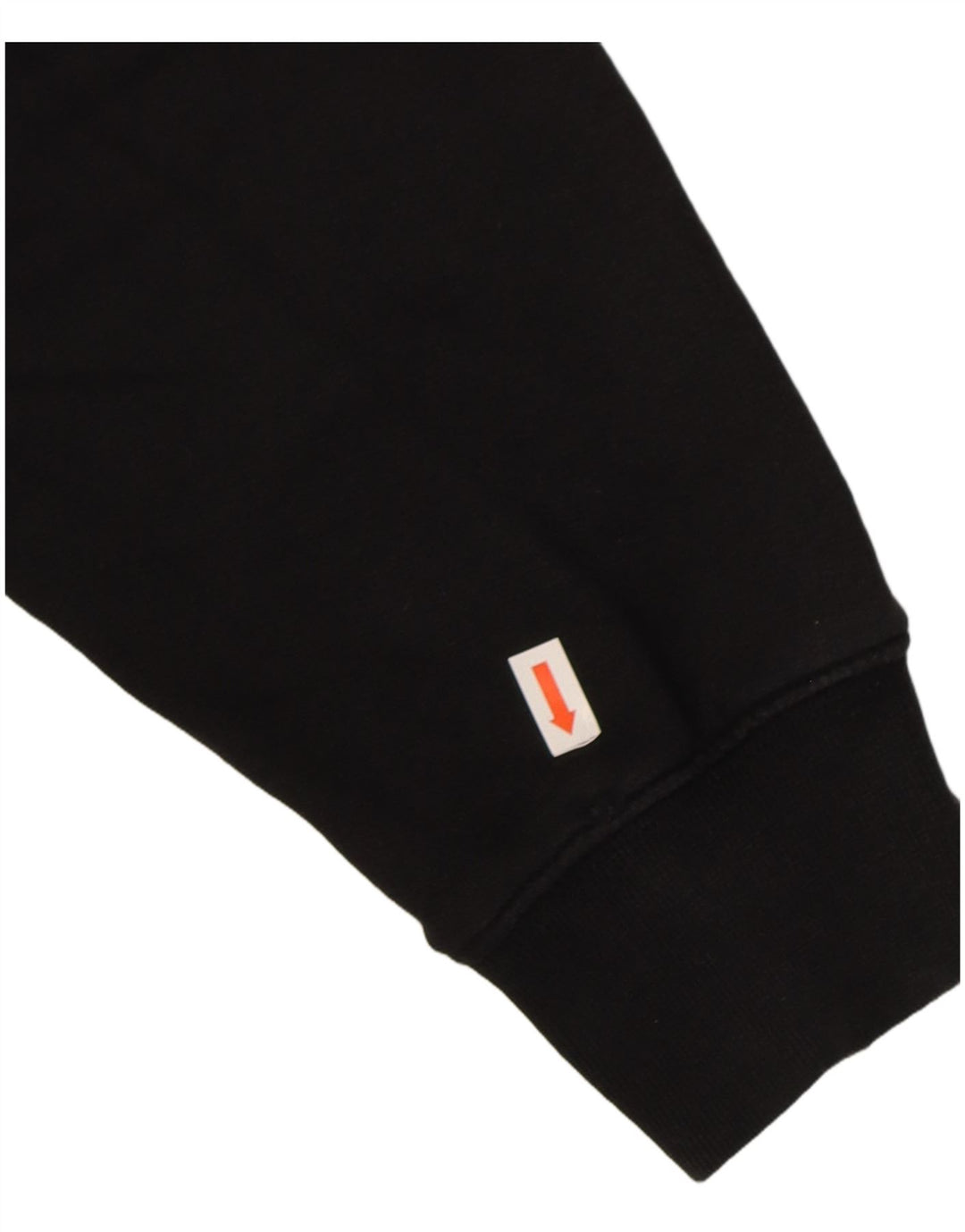 Felpa con cappuccio grafica da uomo Vans grande in cotone nero