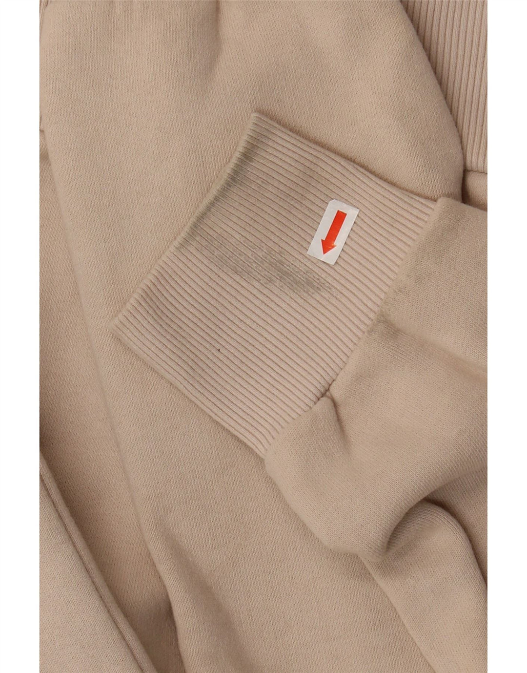 Maglione con cappuccio grafico da donna SUPERDRY UK 8 piccolo cotone beige