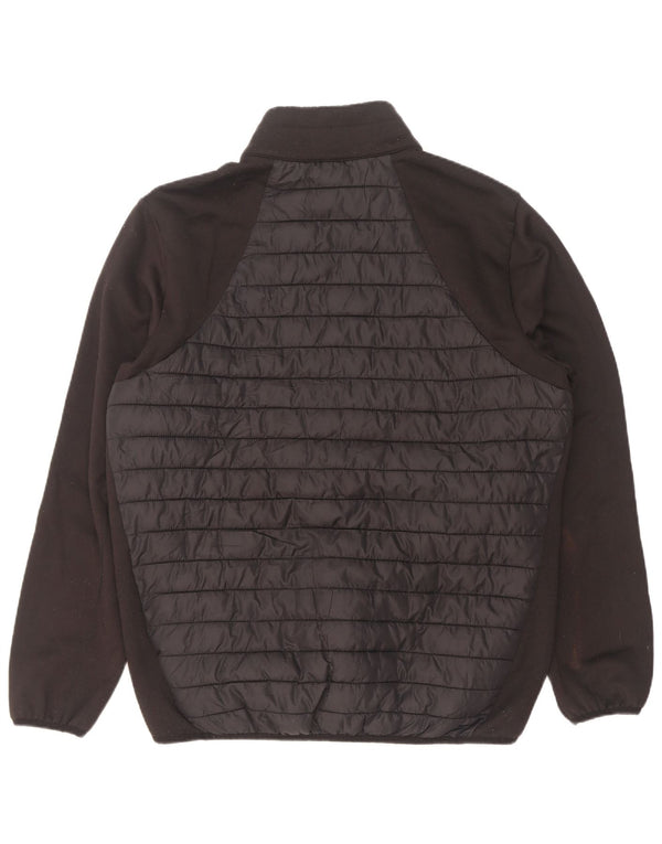 Giacca imbottita da golf da uomo Calvin Klein UK 38 poliestere nero medio