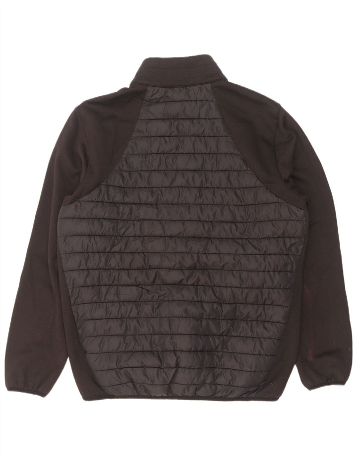Giacca imbottita da golf da uomo Calvin Klein UK 38 poliestere nero medio