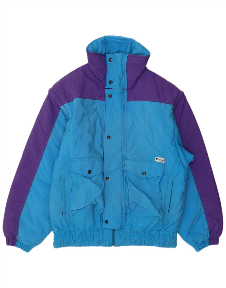 Giacca Imbottita Uomo Peralp IT 48 Blu Medio Colourblock Poliestere
