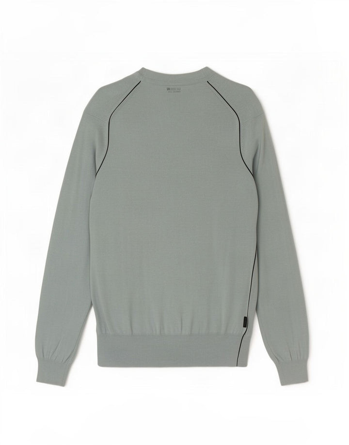 Maglione maglione girocollo da uomo Hugo Boss blu medio