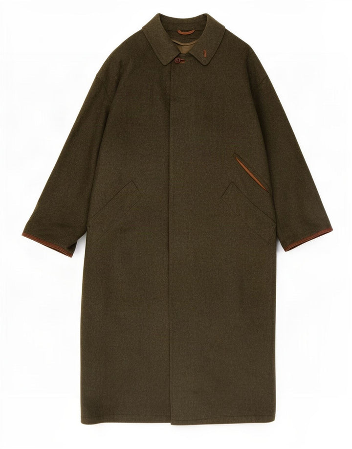 Cappotto da uomo Amadeus UK 38 Lana vergine kaki medio