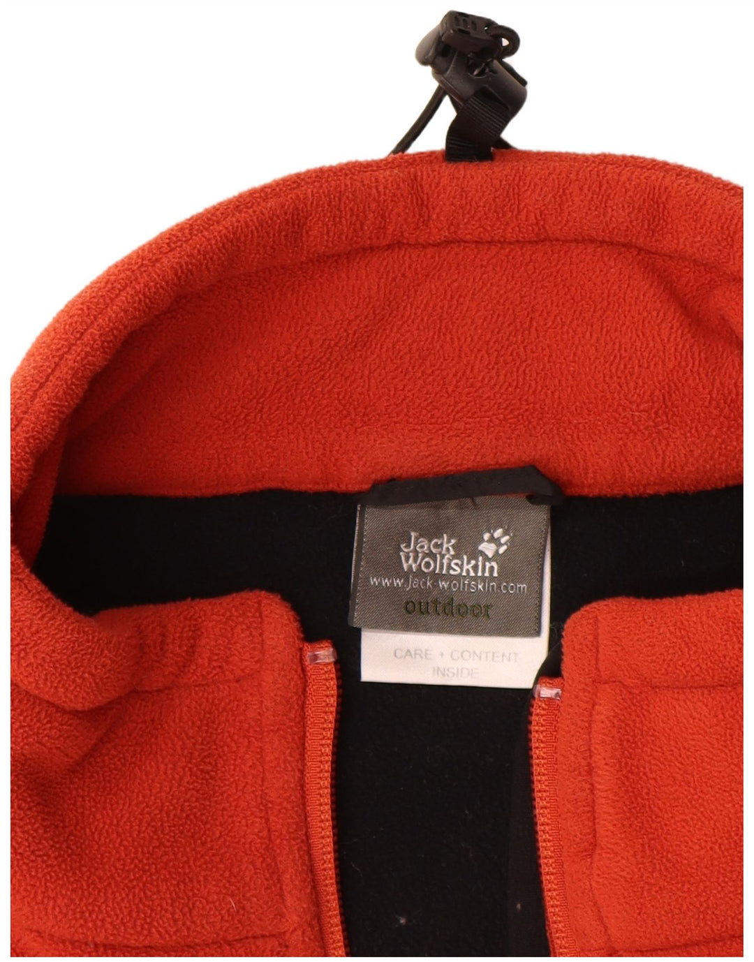 JACK WOLFSKIN Giacca in pile da uomo UK 44 XL Poliestere arancione