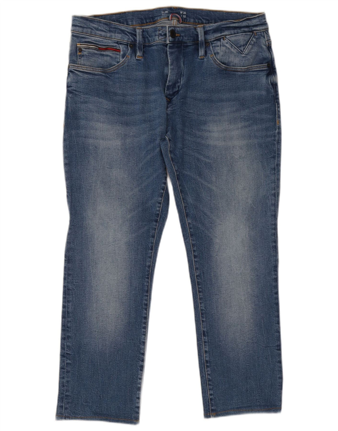 Tommy Hilfiger Uomo Scanton Slim Jeans W36 L32 Blu
