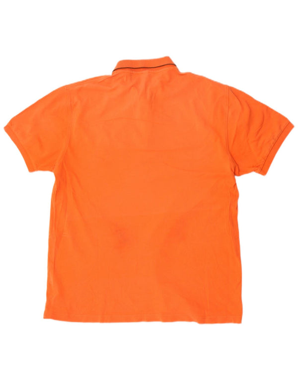 Polo da uomo Sun68 2XL in cotone arancione