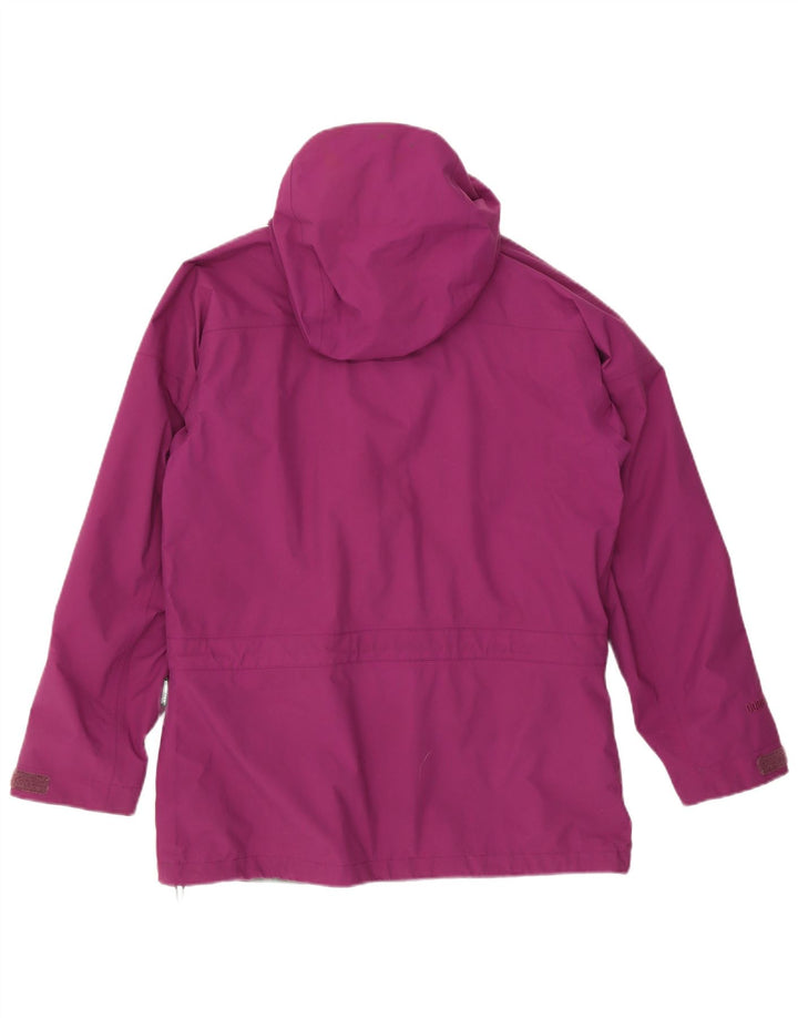 Giacca antipioggia con cappuccio da donna Berghaus UK 12 nylon viola medio